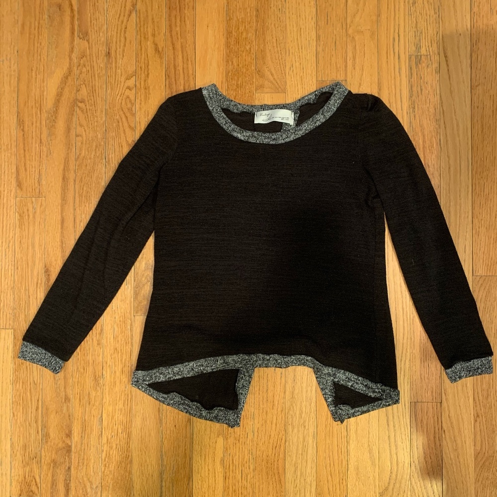 Black Sweater with a slightly open back